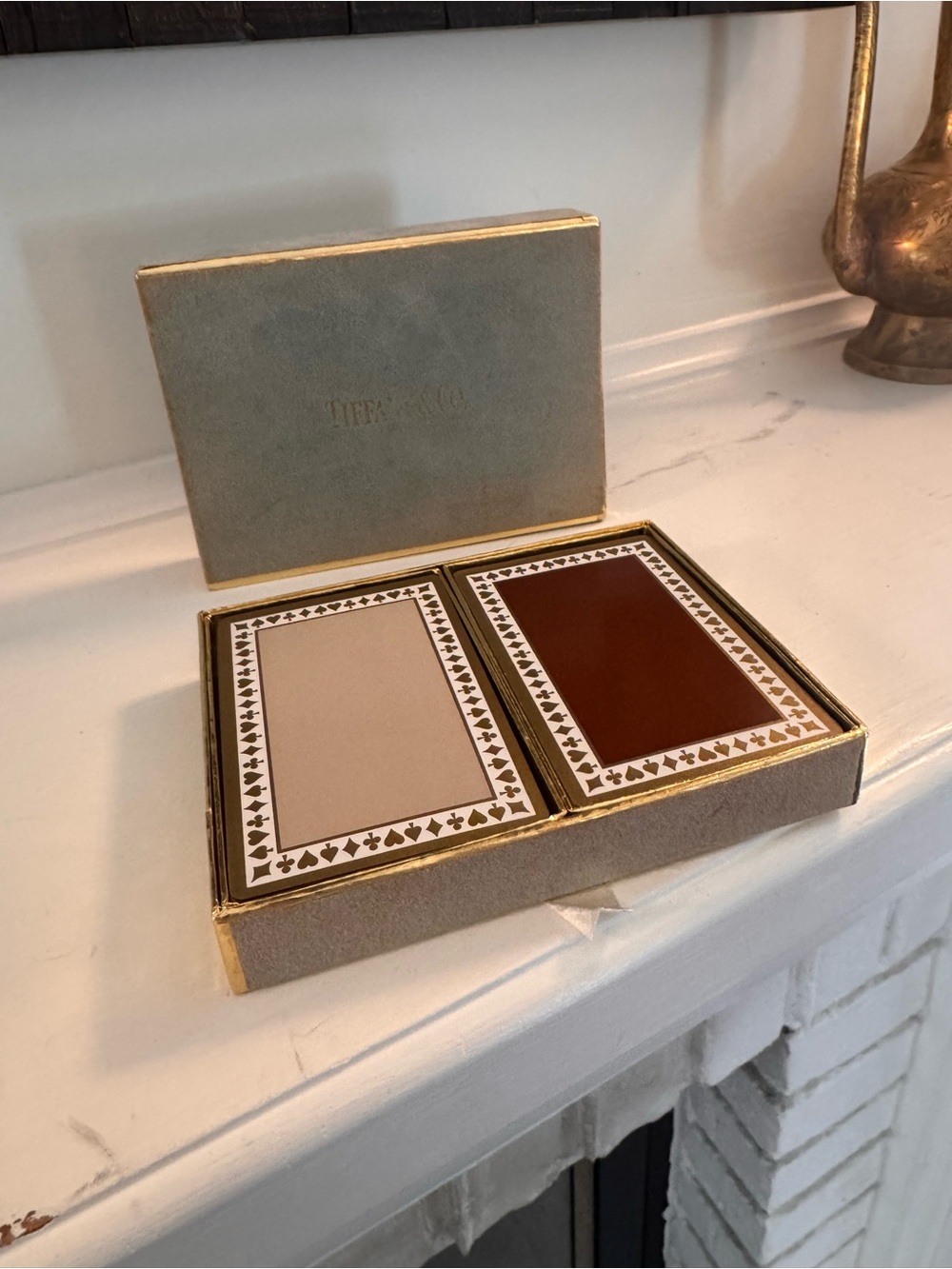 Vintage Tiffany & Co Playing Cards Double Deck Complete Original Box